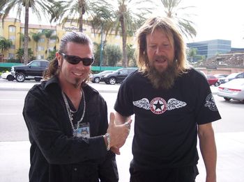 Giving a homeless man, a BLACK STAR WHISKEY T-shirt..~. LOS ANGELES, CALIFORNIA he stripped down right in the middle of the street & put it on.....I had to laugh ."made my day!" W.
