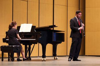 Performing in the final round of the Brevard Music Center Concerto Competition. Photo by John A. Allen.