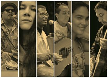 From left to right: Camilo Molina-Gaetán, Raquel Z. Rivera, Jonathan Troncoso, Yasser Tejeda, Anabellie Rivera and Bryan Vargas. All photos by Marisol Díaz except Anabellie Rivera's by Luis Alcalá del Olmo.