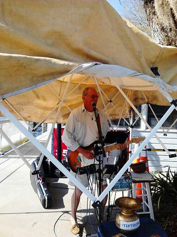 Some crazy fun at The Castaways for Bike Week 2014. They tried to put a tent over me for some shade..... (fail) :-D