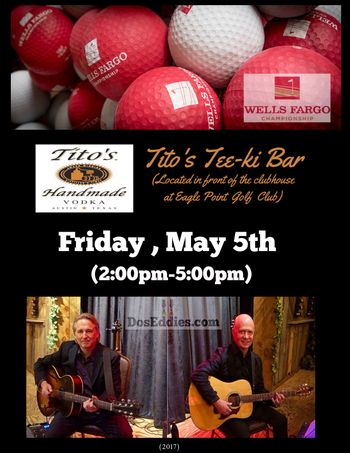 Wells Fargo Championship 2017 (DosEddies.com) #wellsfargochampionship #titoshandmade #pga #acousticduo
