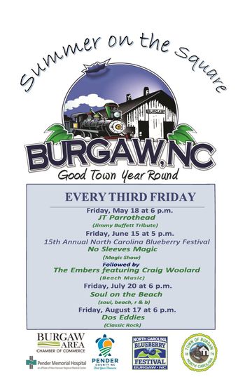 Dos Eddies (Aug. 17, 2018) Summer OnThe Square- Burgaw, NC #doseddies www.doseddies.com
