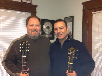 Sol and Nashville hit writer Odie Blackmon ("She'll Leave You With a Smile" George Strait "I May Hate Myself in the Morning" Lee Ann Womack) in Nashville after co-writing "Brave"