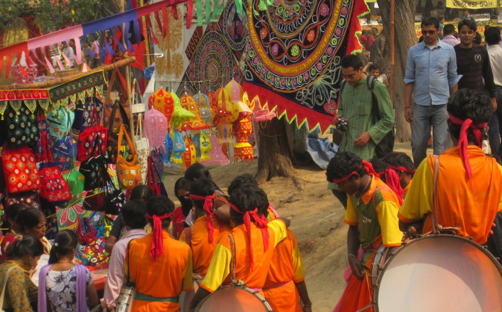 AT THE SARAJKUND MELA (INDIA), February 2013
