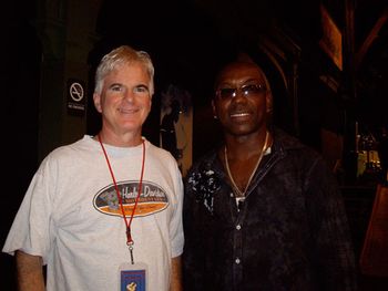 Bruce & Larry Braggs after opening for Tower of Power at the Casino Ballroom, Hampton Beach New Hampshire.
