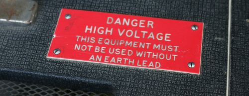 1974 HiWatt DR210 top - Danger, danger, High Voltage