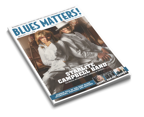 Starlite Campbell Band - front cover - Blues Matters magazine, UK