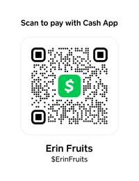 $ErinFruits
Please scan to send payment(s).