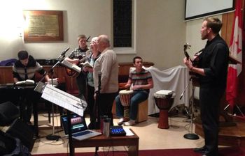 The worship team did such a great job, we invited them to open the evening concert! St. Paul's Church, Hampton.