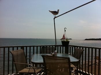 We had lunch on this stunning patio, right on the gorgeous Bay of Fundy. There's no way we could capture the beauty of this moment in a photograph. One of the most peaceful moments of the whole tour...