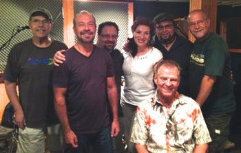 The end of a great recording day! We're so excited about these tracks, and so honoured to have the talents and creativity of these players on our project.
