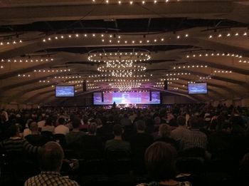 15,000 worshipers from across Canada and around the world, gathered together to sing praise and listen to great speakers.