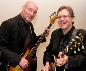 Scott and Rick Hinkle playing a wedding at Sandy Springs facility on Bluestone Road. Rick used to live on this very site! 4/28/13