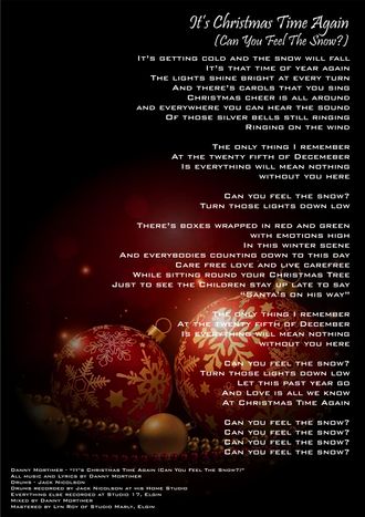 "It's Christmas Time Again (Can You Feel The Snow?)" Lyrics