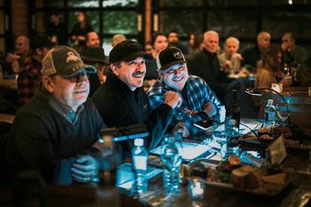 Qualifying Round Judges: Pat Higdon, Kix Brooks, & Shane Minor; Arrington Vineyards, Tennessee Songwriter Week, Photo by Garret Hayes