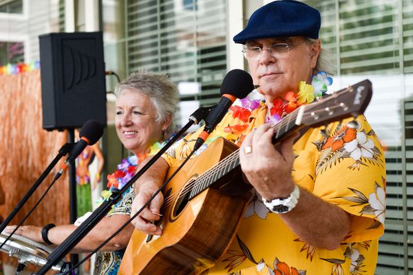 Rockin' the Luau at The Hampton's Greenridge in Tyler Texas!