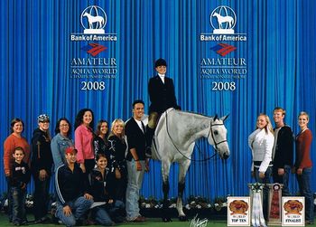 Skys Blue Star SIXTH Amateur Hunt Seat Equitation FINALIST Amateur Hunter Under Saddle FINALIST Amateur Showmanship