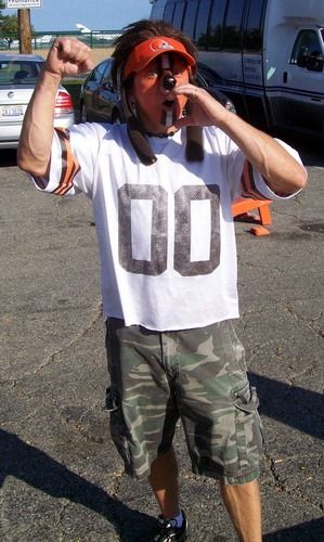 "One hand round your mouth, pump the other proud"--Quote from our song: "TopDawg, Sound of the Pound! Browns Vs Vikings Game 1 2009 Season 9.13.2009