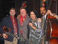 LEFT TO RIGHT: Greg Chako, Jack Holland, Dee Dee McNeil, Donald Jackson, in the PRC