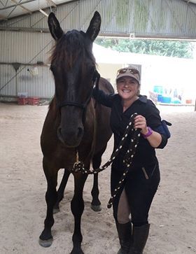 MCM Frawley 2012 Moriesian gelding.
Frawley is already taller than Wendy's other horse Cooper.
Frawley lives in SA