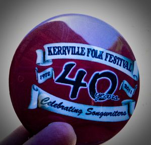 My official Kerrville Performer Badge :-)