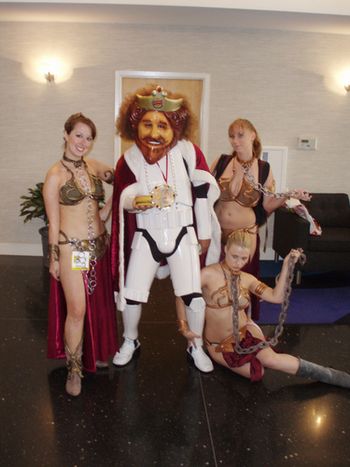 TK-BK, The Burger King Stormtrooper, and his slaves....