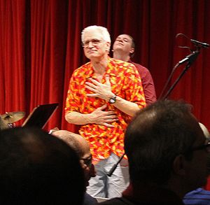 Richard Boukas following Arnhold Hall performance. Photo by Shiang-jiun Chen.