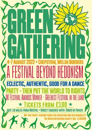 Green Gathering Festival Flyer