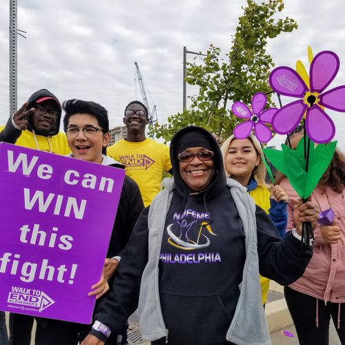 Shirley Lites & Teens Supporting The Alzheimer's Walk