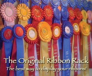 The Original Ribbon Rack~ Simply the BEST way to display your ribbons!