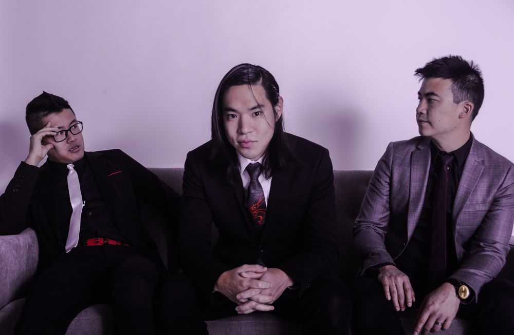 L-R: Joe X. Jiang (Guitar/Keys), Ken Shima (Vocals), Simon "Young" Tam (Bass/Keys)