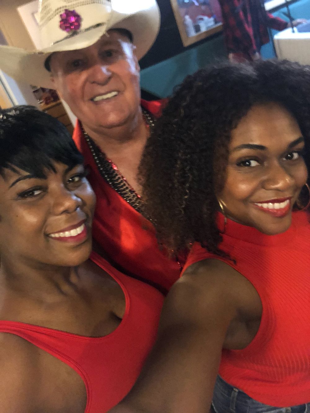 Kaliahya, Dwana and Michael recording in New Orleans