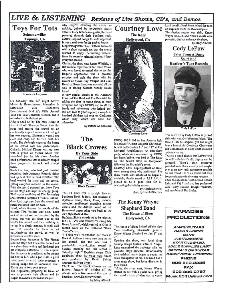 Night Moves Magazine