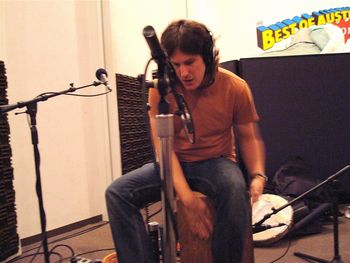 Mike bangin' the box 6/14/07 on KUT 90.5 FM