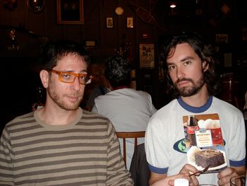 Pondering the infamous Coca-Cola cake @ Cracker Barrel