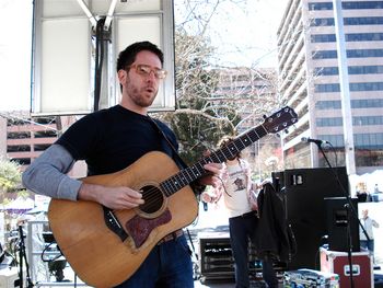 Sound checking @ the Texas State Arts Festival