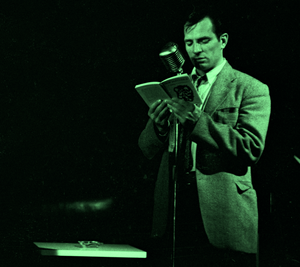 Jack Kerouac reading his beat poetry to live jazz accompaniment