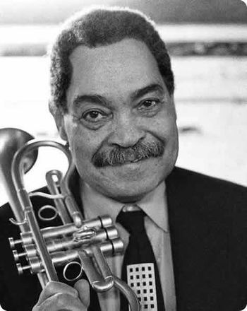 David Monette created a hybrid instrument for Art called the "flumpet," combining characteristics of both the flugelhorn and the trumpet.