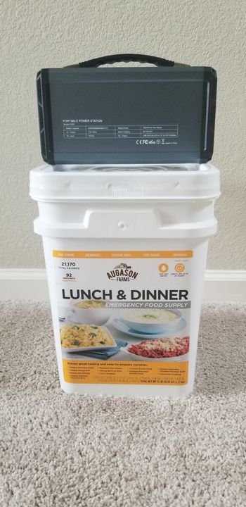 Posted on 6/9/21: Are you prepared in the event of a power outage, or food shortage? You may want to consider having a portable power station and emergency food supply available at home.