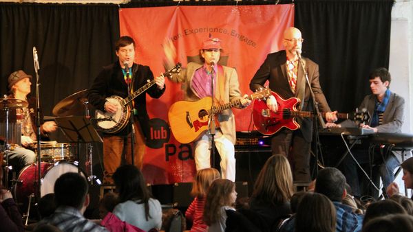 The Music Fun Band's Winter Lineup includes: Billy Klock on drums, Paul Sedgwick on banjo, Wayne on guitar, Jeff Keithline on bass, and Jordan Potash on keys.