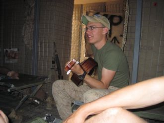 In the hooch (house), Musa Qala, Helmand Province, Afghanistan 2010
