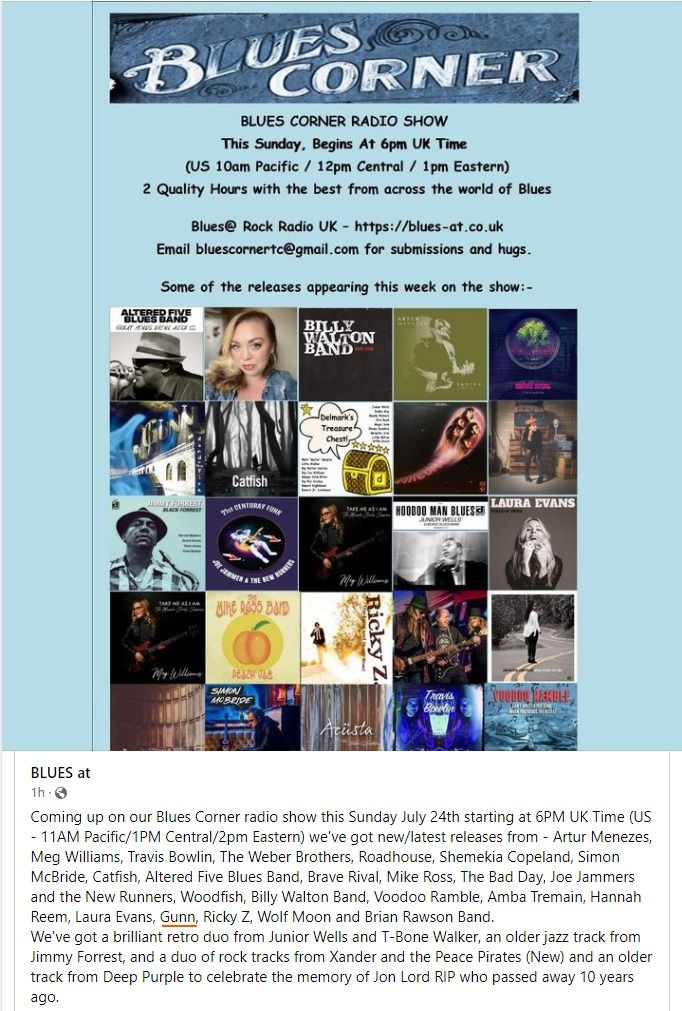 Tony Corner, Rock Radio, UK