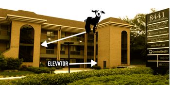 We are located on Belair Rd in Nottingham/Perry Hall, MD (4 minutes off of 695 and seconds off of 43). We are located in this professional building at 8441 Belair Rd. There is an elevator to the right of the building. Even though we are clearly on the second floor, push 1 because the first floor is considered the "Ground" floor.