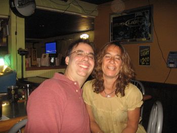 Alan and Noreen..Alan has many projects going from Bag full of Blues to a Trio w/ my friends Russ Doherty and Rich from Voose's band