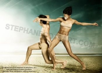 Les Grands Ballets Canadiens de Montréal, 2011. Photographed by Damian Siqueiros. Dancers: Raul Salamanca and Vanessa Montoya