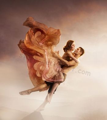 Les Grands Ballets Canadiens de Montréal, 2013. Photographed by Damian Siqueiros. Dancers: Sarah Kingston and Yadil Suarez