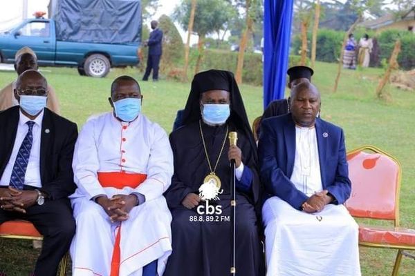 Musa Ssekaana attending the 29th coronation anniversary of the Kabaka Muwenda Mutebi II 