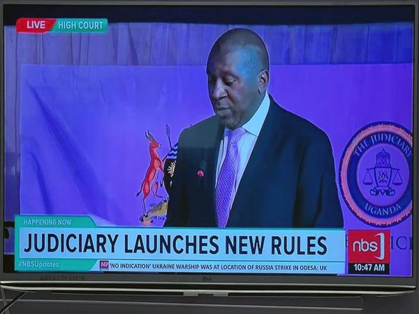 Hon. Justice Musa Ssekaana live on NBS Tv Uganda from High Court headquarters