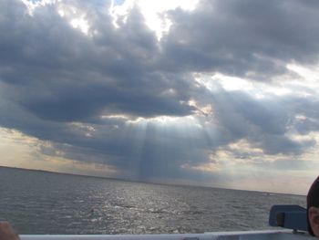 another night of spectacular weather and the opportunity to perform at Flynn's and enjoy the ferry ride and dig the sunsets. i even got a wonderful 1/2 moon shot on my ride home, had to pull over and prop the camera on the roof on the car the steady for a clear shot.