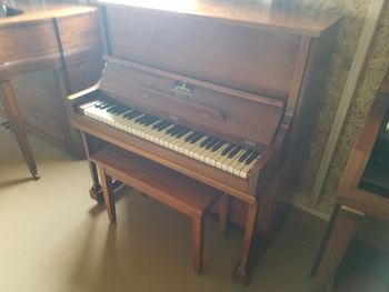 1930 Kroger mini piano, former celebrity owned, 63 keys, 44 inches tall by 45 inches wide by 17 deep. 1800.00 delivered, tuned, warranty